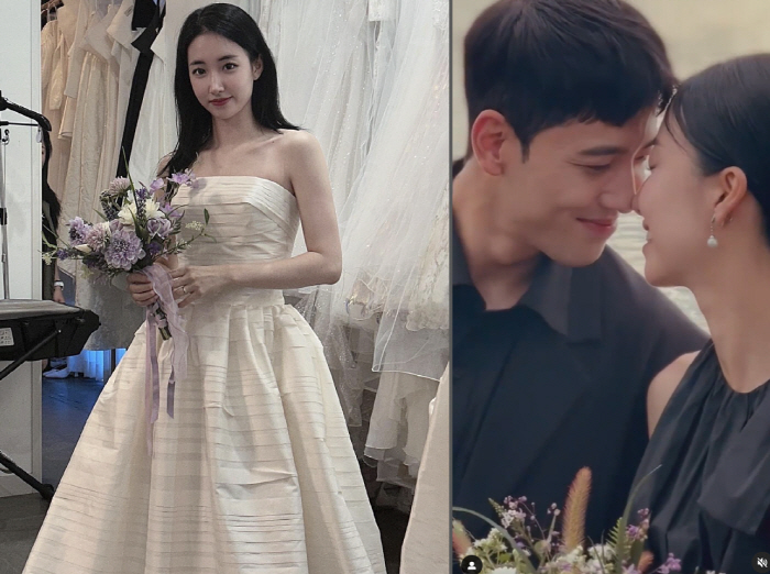 '배동성 딸' 배수진, 재혼 발표+웨딩 촬영.."♥미혼 배성욱과 내년 결…