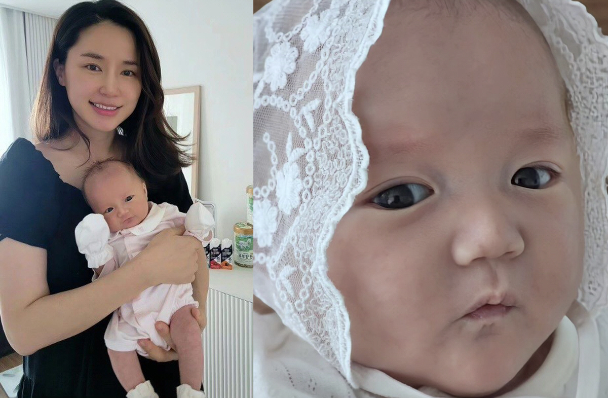 “초음파 때도 예뻤던 아기” 공현주, ‘생후 2개월’ 붕어빵 딸 미모에 …