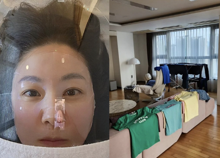 김지혜♥박준형, 가족 해외여행의 후유증…거실 한가득 빨래 "일상으로 복귀…