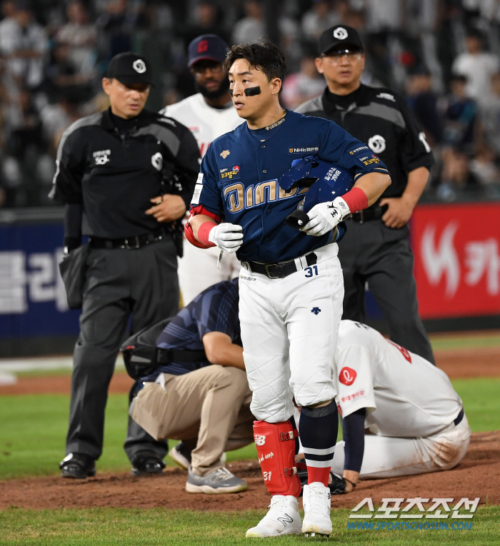 "오늘도 출격 가능!" '손아섭 타구에 다리 강타' 구승민, 감독도 놀란…