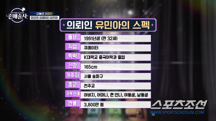 '연봉 3800' 큐레이터女, 상대男 조건 "연봉 1억5천+키 최소 17…