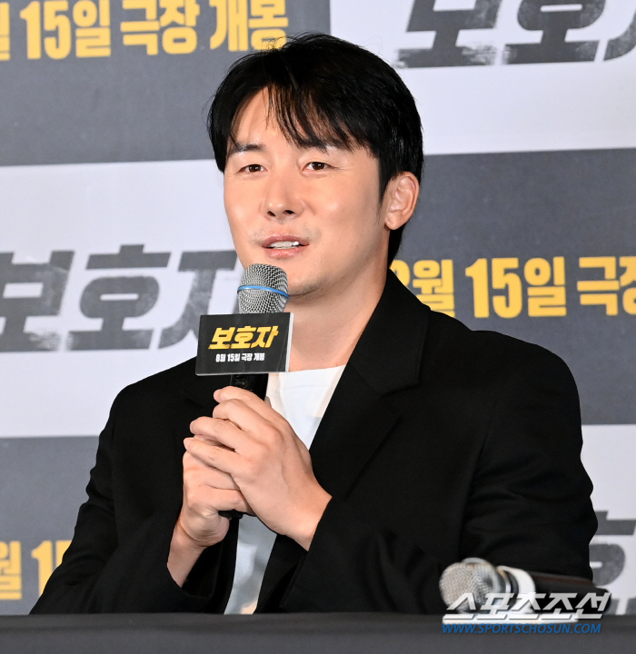 '보호자' 김준한 "정우성, 대한민국서 보물 같은 액션 장인"