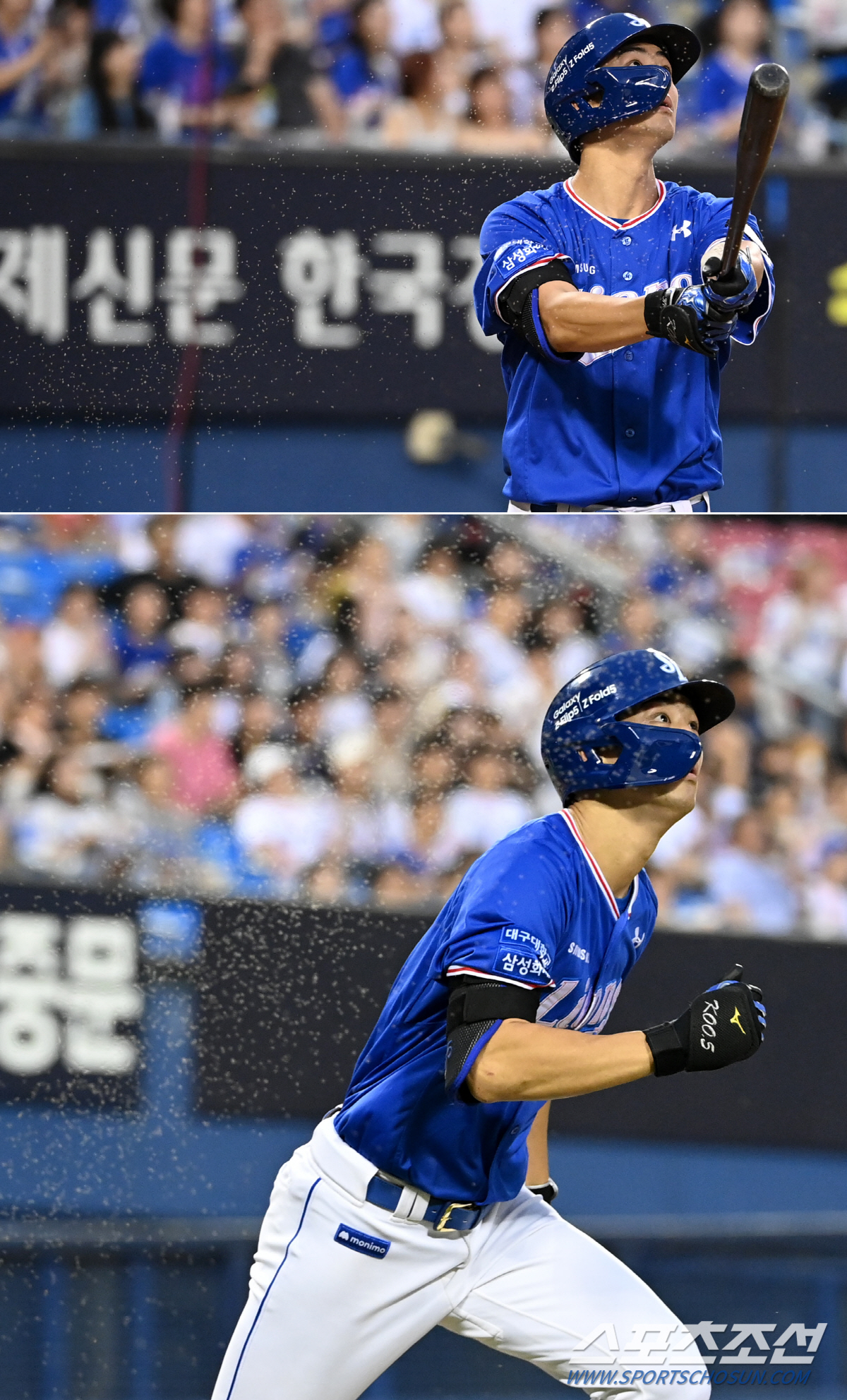 투수랑 싸우기도 바쁜데 이게 무슨 일? 때아닌 날벌레 습격에 허공 향해 …