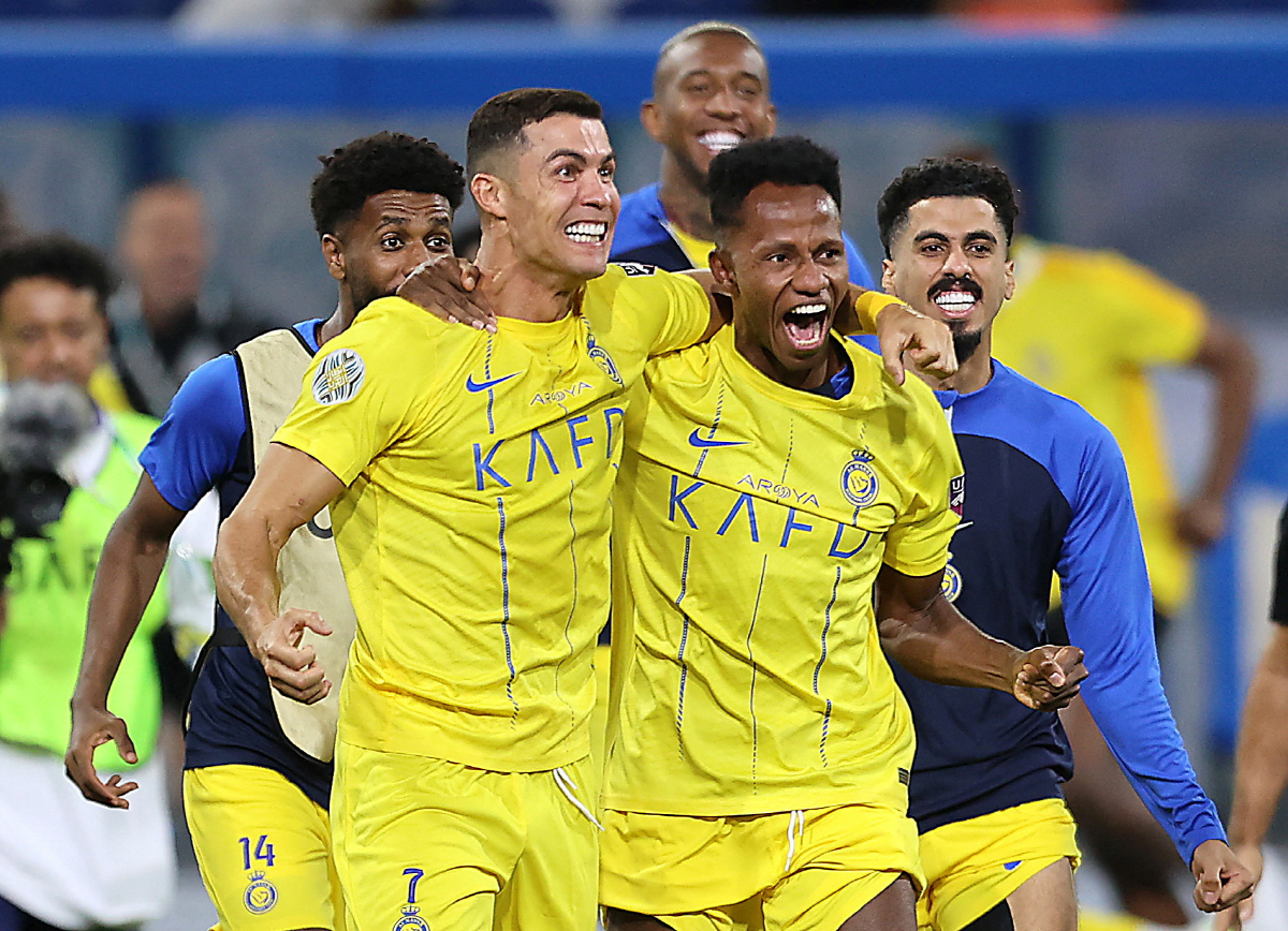 "알나스르 첫우승 도움,자랑스럽다" 멀티골X대역전드라마 쓴 호날두의 소감