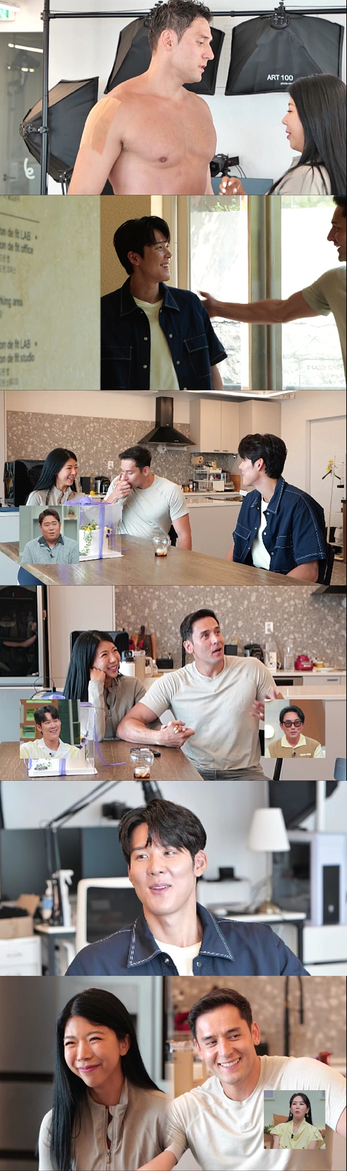 "이게 신랑수업이야, 배워야지"…줄리엔강♥제이제이, 스킨십 폭발에 박태환…