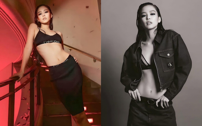 "진짜 폼 미쳤다!"…제니, 파격 언더웨어 화보에 팬들도 '얼음'