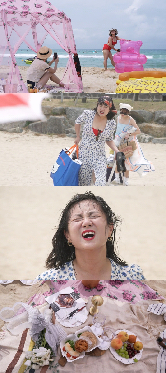 "비키니는 기세예요"…박나래, 레드비키니 뒤태에서 느껴지는 '포스'('나…