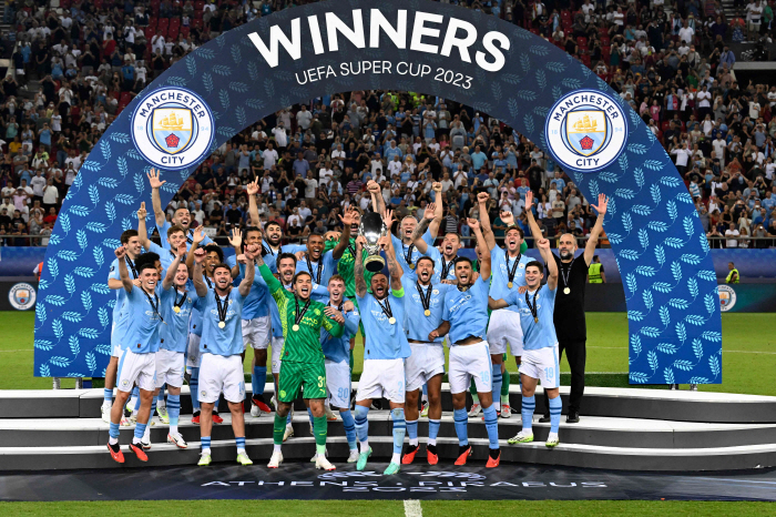 "그리스 슈퍼컵 우승→3일후 뉴캐슬전,EPL 고~맙다!" '승장'과르디올…