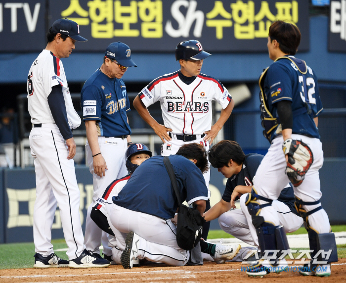 '가슴 철렁' 홈에서 충돌한 포수와 3루주자, 연패 끊기 위해 몸을 날린…
