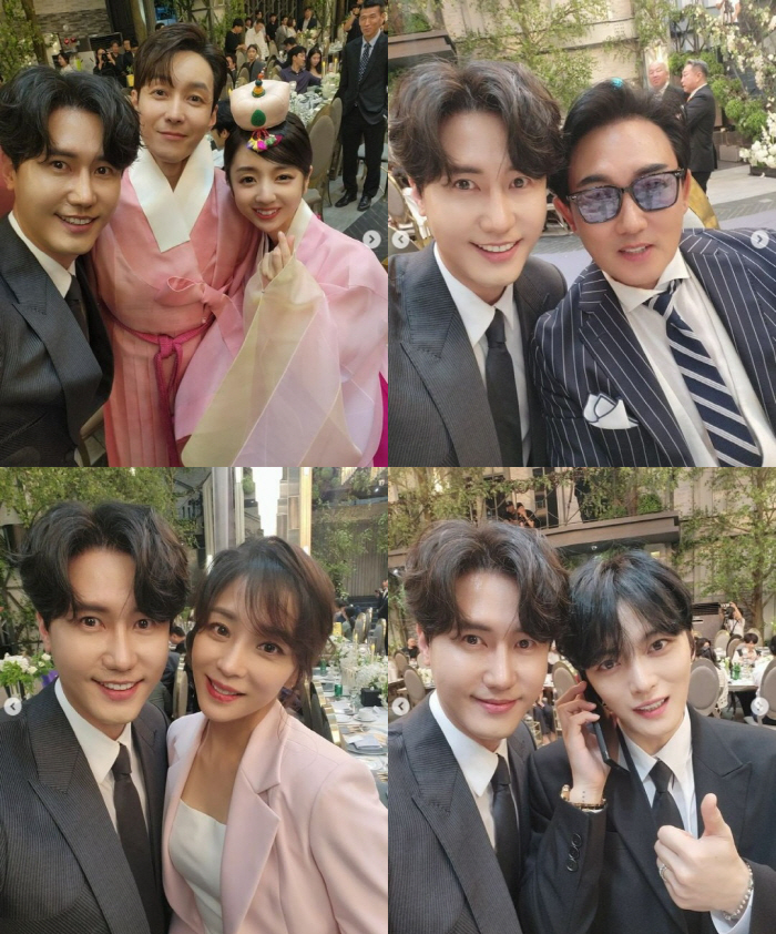 "김재중, 부케 받아버렸다" 심형탁♥사야, 스타 하객 총출동한 '韓 결혼…