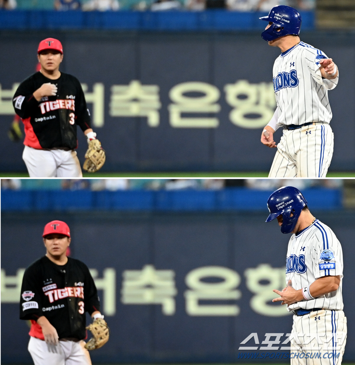김선빈 글러브 뺏어든 강민호의 미소, 그날 2루 베이스에선 무슨 일이?[…