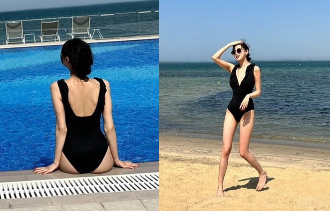 "10등신 아냐?"…오하영, 모델급 늘씬 몸매에 완벽 뒤태까지 '자랑'