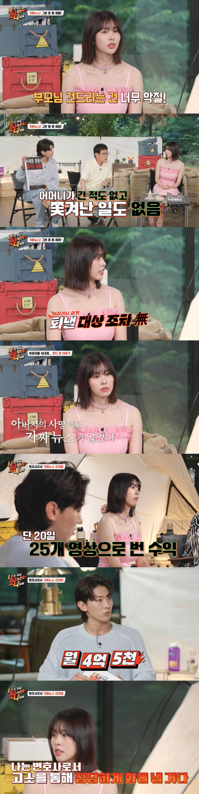 "가짜뉴스로 월수익 4억? 고소할 것" 서동주 울린 '가짜 뉴스' 단호한…