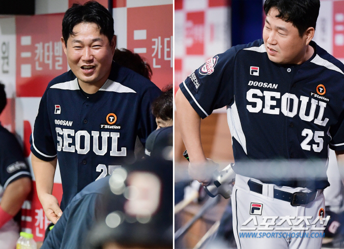 '셀프' 허리마사지 받다가 대타 투입, 반전의 솔로포...복귀전 첫 타석…