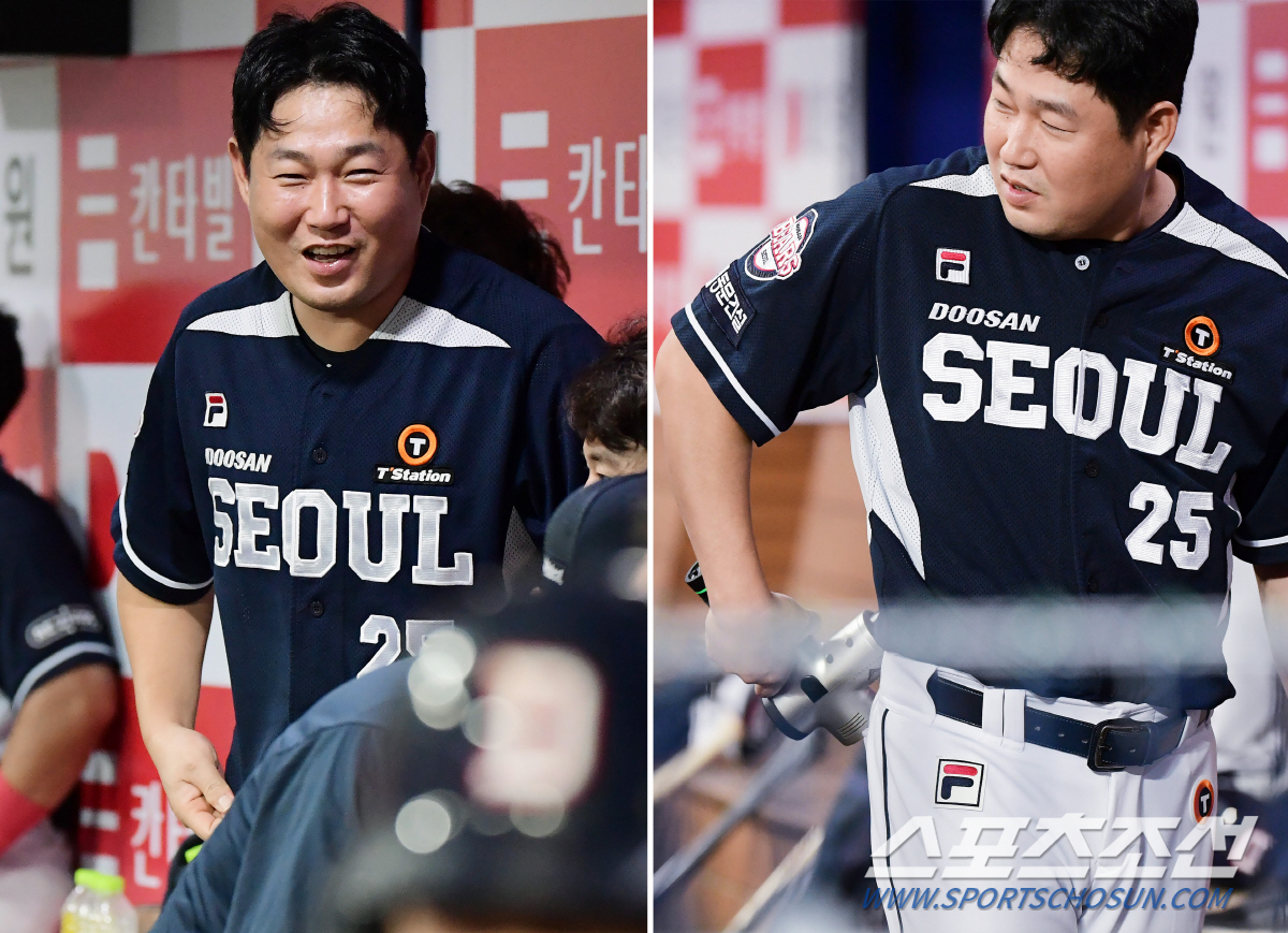 '셀프' 허리마사지 받다가 대타 투입, 반전의 솔로포...복귀전 첫 타석…