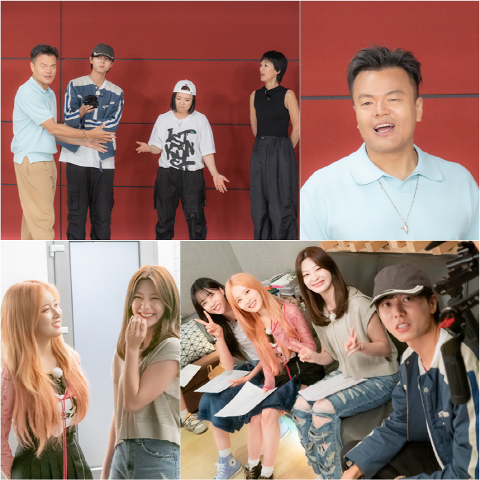 주우재 성덕됐다…'최애' 스테이씨 녹음실 방문에 '미소 가득' ('홍김동…