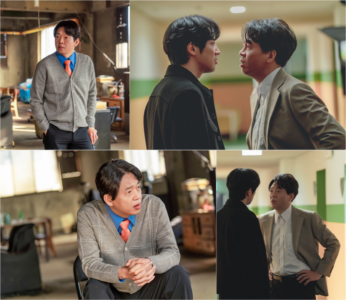 "'범죄도시' 장이수 맞아?" 박지환, 新 악역 캐릭터…단짠 오가는 매력…