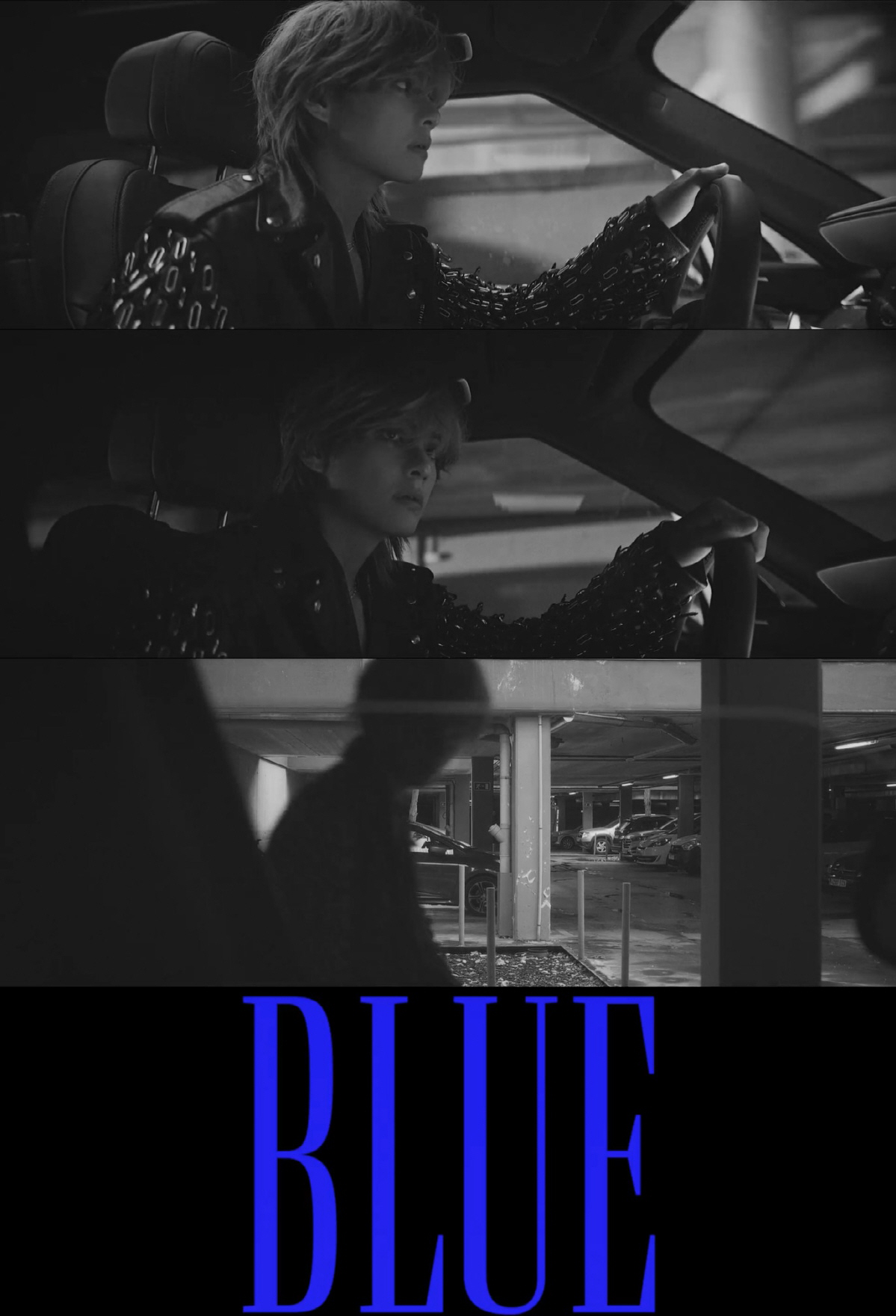 방탄소년단 뷔, 'Blue' 뮤직비디오 2차 티저 공개…"강렬 그 자체"