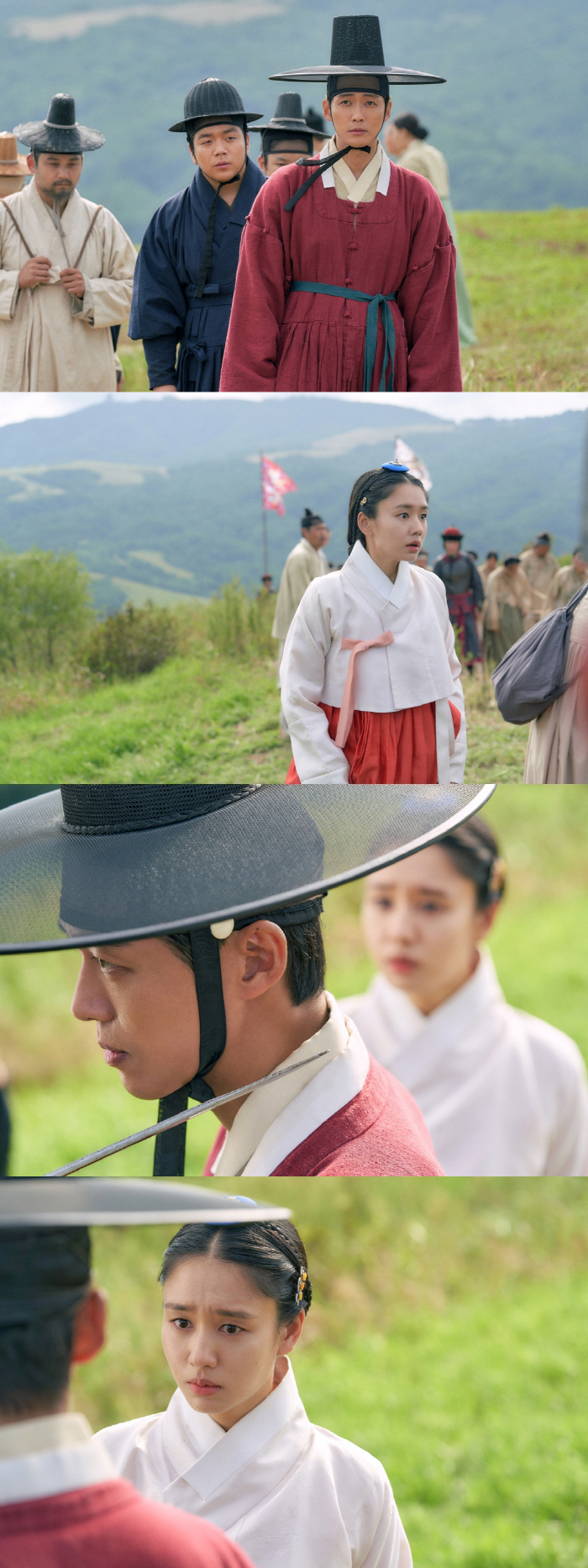 남궁민♥안은진, 첫 입맞춤 후 긴 이별하나..애틋한 눈빛 ('연인')