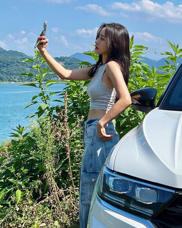 "웃도리가 짧다"…박성광, 아내 ♥이솔이 복근 노출에 '발끈'