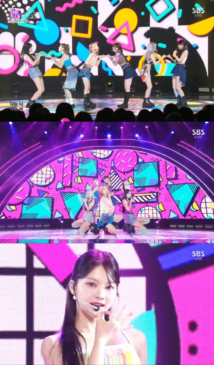 스테이씨, 신곡 '버블'처럼 흥도 팡팡 터지네…'인기가요'도 접수