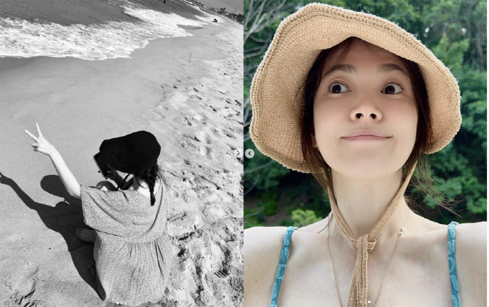 송혜교, 숨겨둔 치명적 귀여움 '여배우들 난리'[종합]