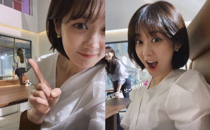 장나라, 결혼 후 달라진 '활짝 핀 얼굴'…달달한 신혼생활이 보여