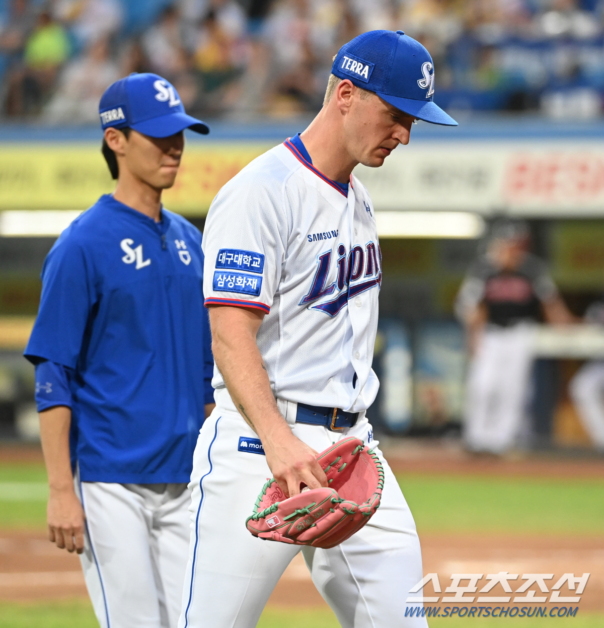 '27일 키움전 자원했는데…' 심상치 않은 뷰캐넌, 선발 등판 또 미뤘다…