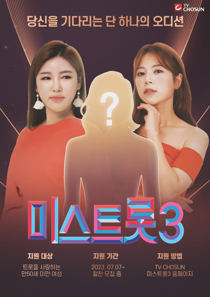 "제2의 송가인 찾아라"…'미스트롯3' 올겨울 방영 "숨은 고수들 속속 …