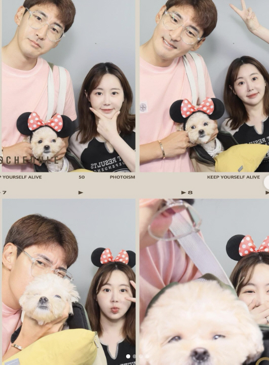 '이경규 딸' 이예림, ♥김영찬과 '설레는 22cm 키차이'…신혼부부의 …