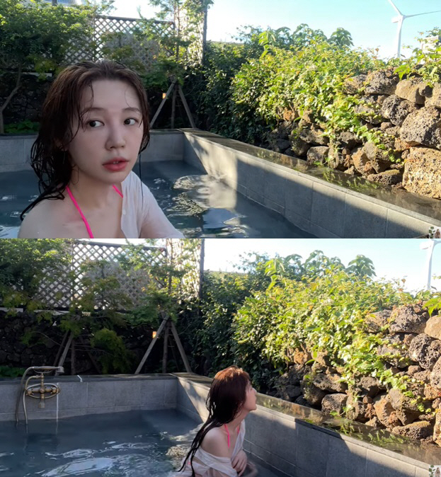 윤은혜, 제주서 뽐낸 '비키니 몸매'..'햇빛 알레르기는 극복" ('은혜…