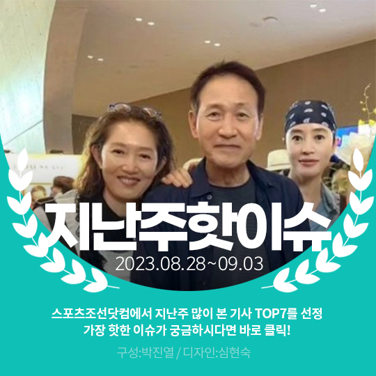[카드뉴스] 지난주 핫이슈, '혈액암 투병' 안성기 근황 포착