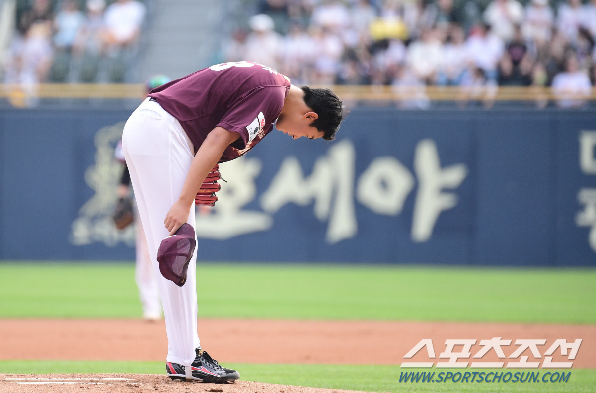 [창원현장]2이닝 무안타 무실점…직구 최고 149km, 홍원기 감독 "김…