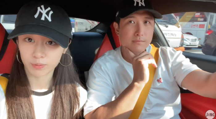 지연♥황제균, 신혼집 욕실에 계단이…온몸에 커플템 장착한 '달달 신혼부부…
