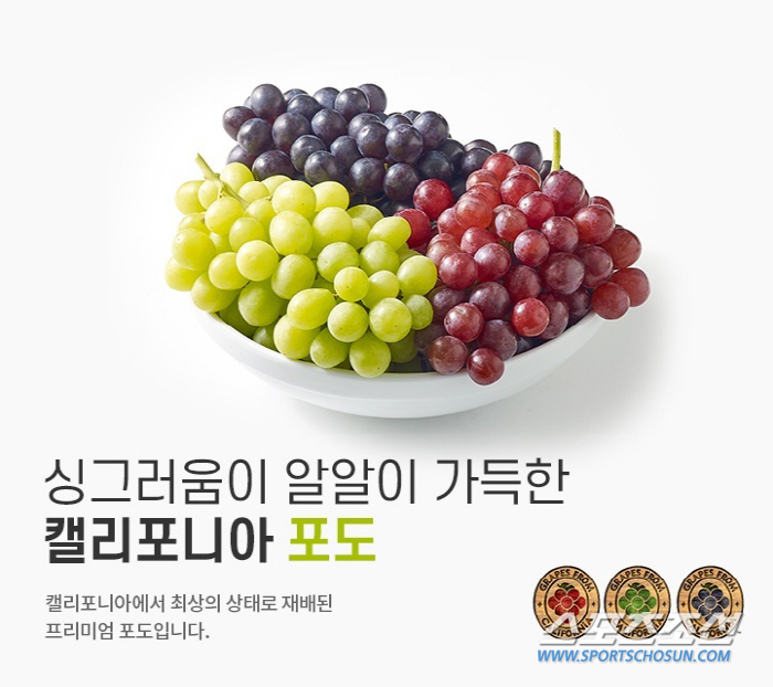 만나몰, 캘리포니아 포도 출시 특가 행사