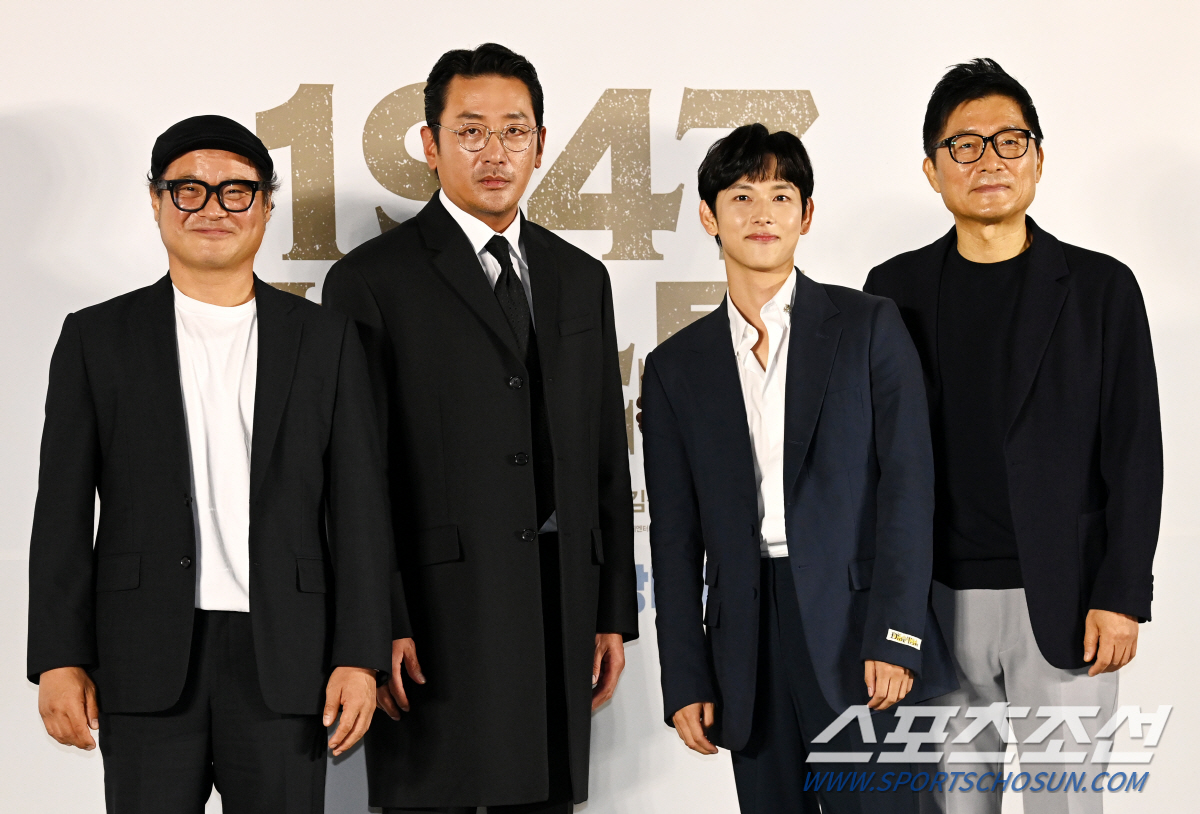[SC초점] "전작 흥행 부진? 속상하지만"…하정우, '1947 보스톤'…