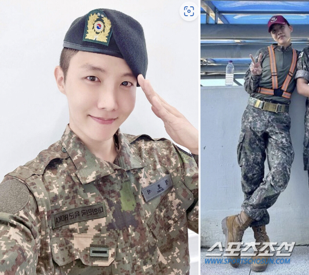 '유기견 구호→전우애' BTS 제이홉 근황 포착, 軍에서도 선한 영향력i…