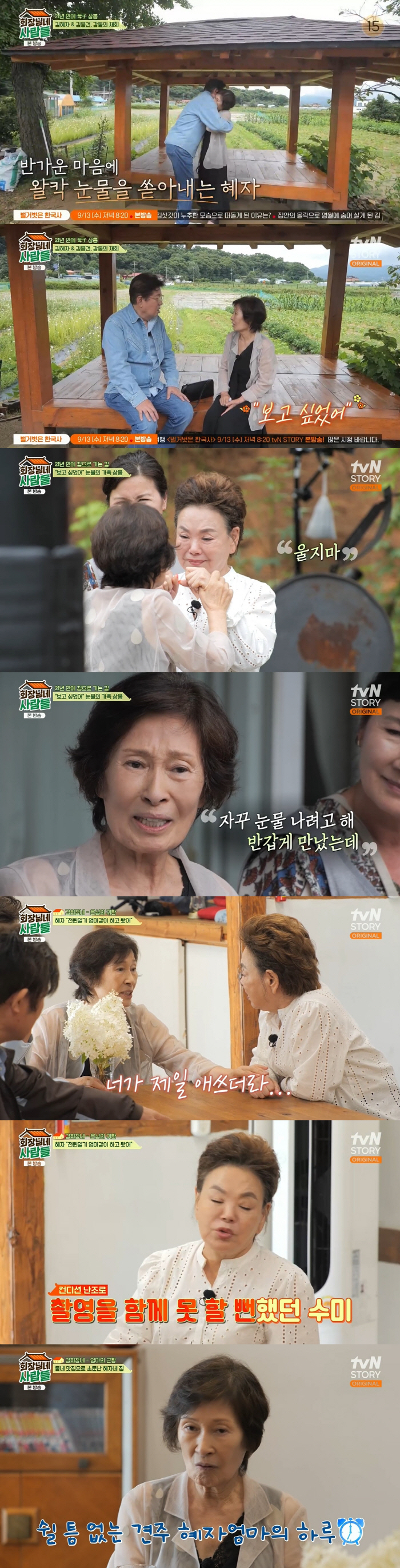 '회장님네' 김혜자, 김수미와 만남에 '눈물'→최불암과 21년만 재회[종…