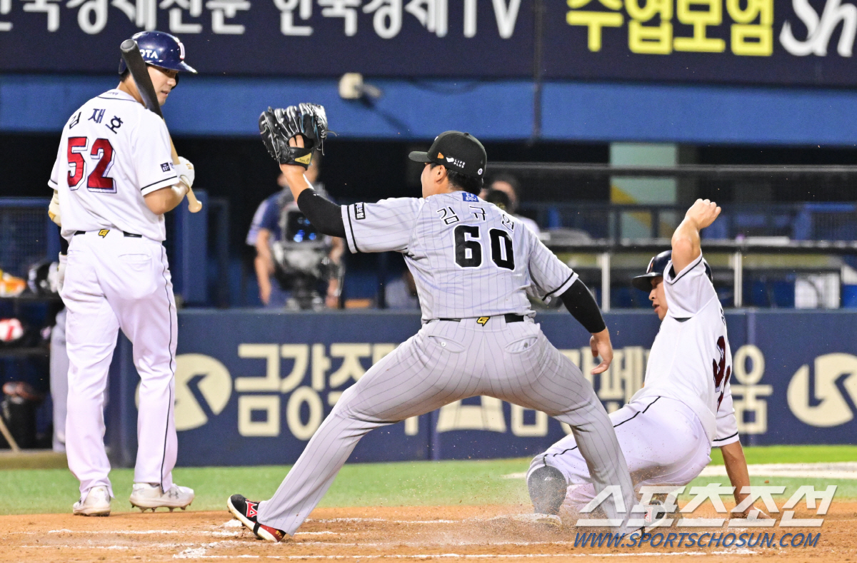 "다시 살아났다, 두산 뚝심야구" 정수빈 3안타…김재호 3타점, 6연승 …