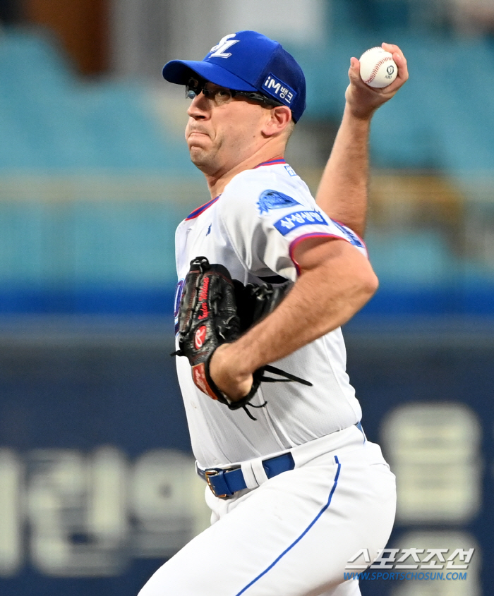 기복 여전했지만 천적은 천적…KIA 핵타선 상대 106구로 리드 지킨 삼…