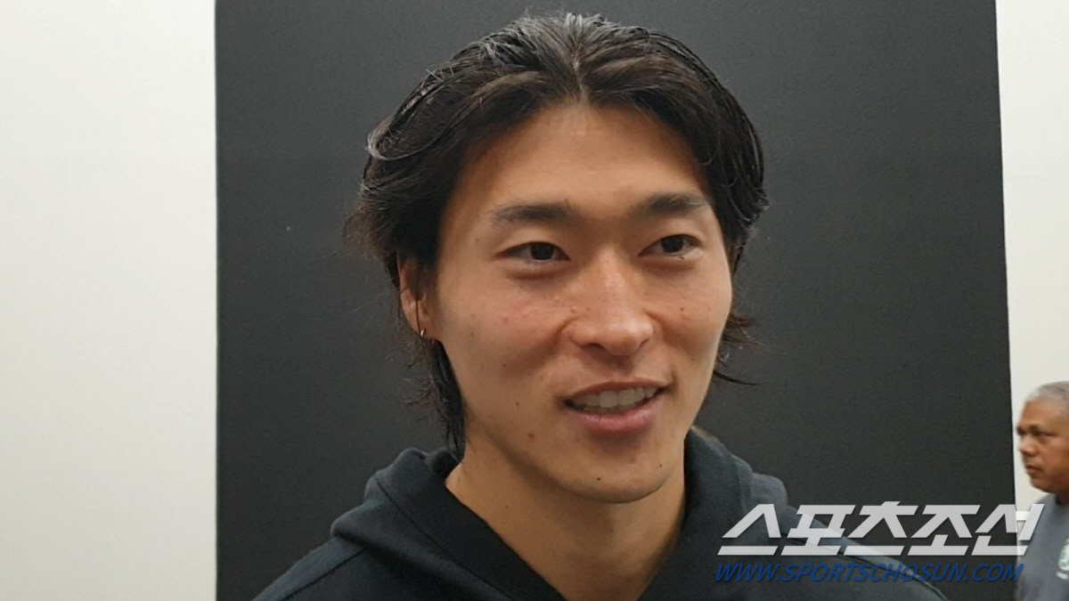 [사우디전인터뷰]조규성 "클린스만 감독 첫 승 이끈 골, 너무 행복"
