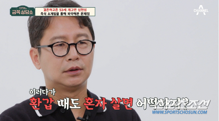 '소개팅 100번' 53세 심현섭, "재혼 여성도, 아이 있는 여성도 상…