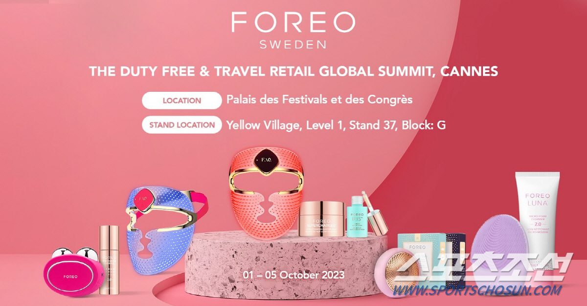 포레오(FOREO) & 에프에이큐(FAQ) 세계면세박람회(TFWA) 참가