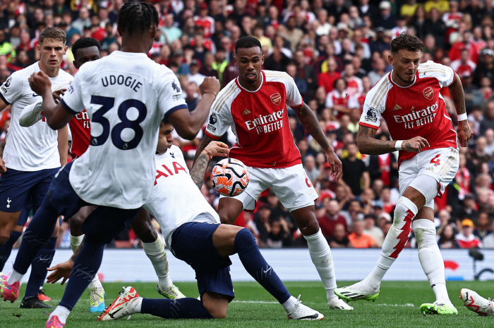 '북런던더비서 멀티골 폭발' 톱 손흥민, 'EPL 득점 2위+토트넘 15…
