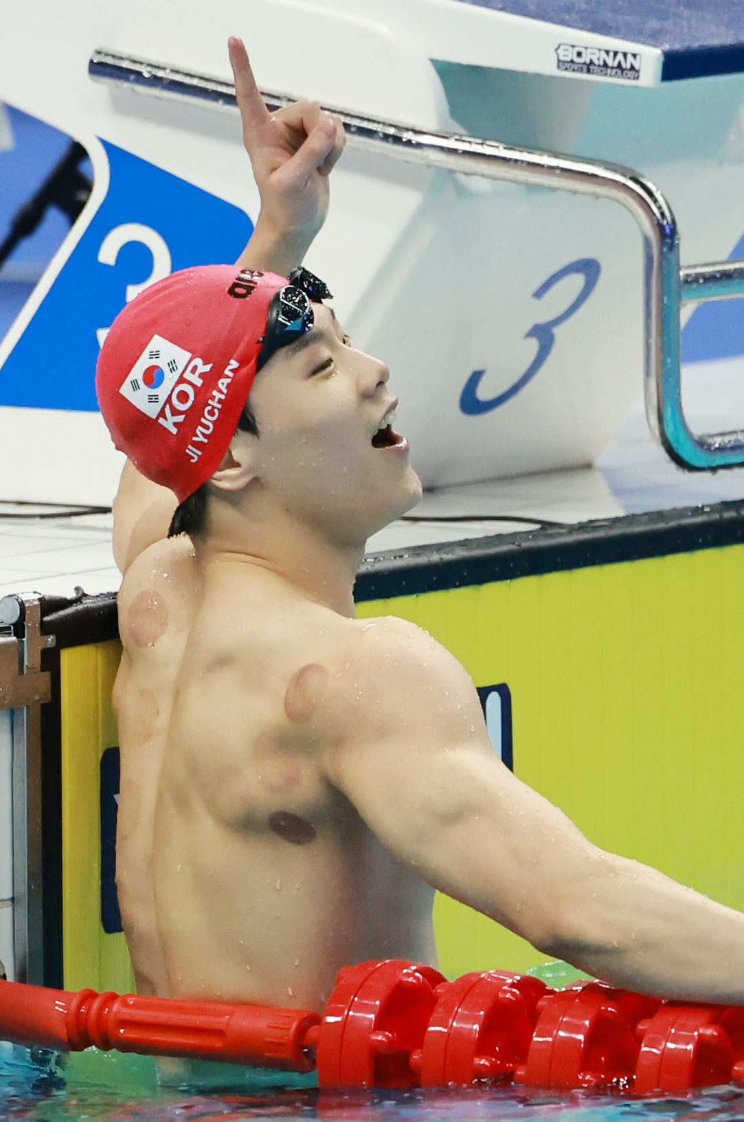 [항저우ON]'21세 영건' 지유찬 깜짝 AG 신기록으로 자유형 50m …