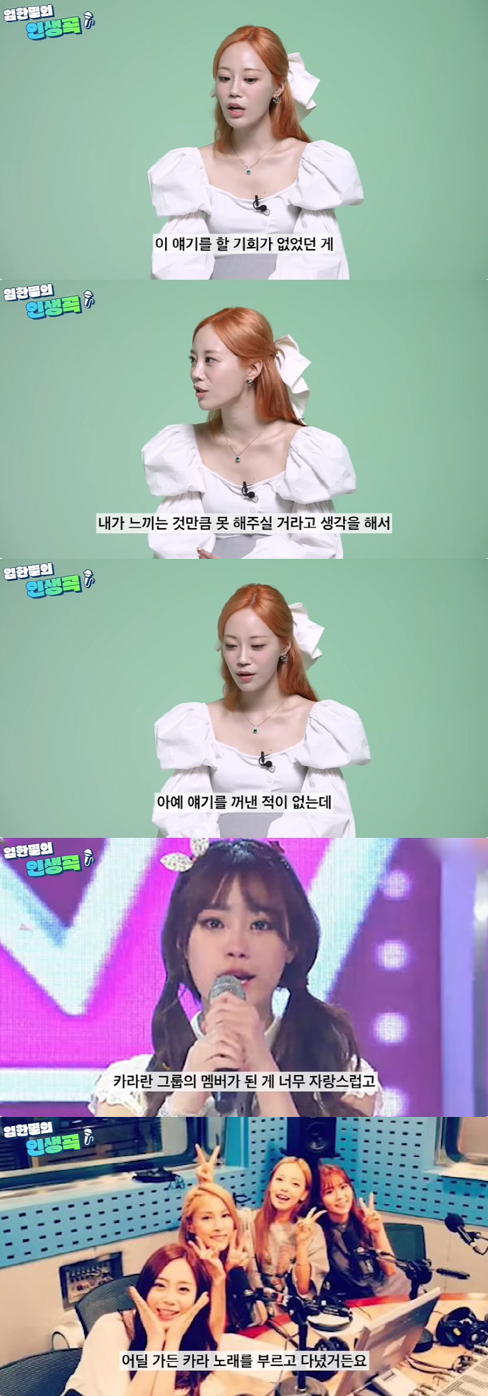 허영지 "카라 중간 합류에 '재수없다' 악플 多, 그렇게 잘못된 건가 싶…