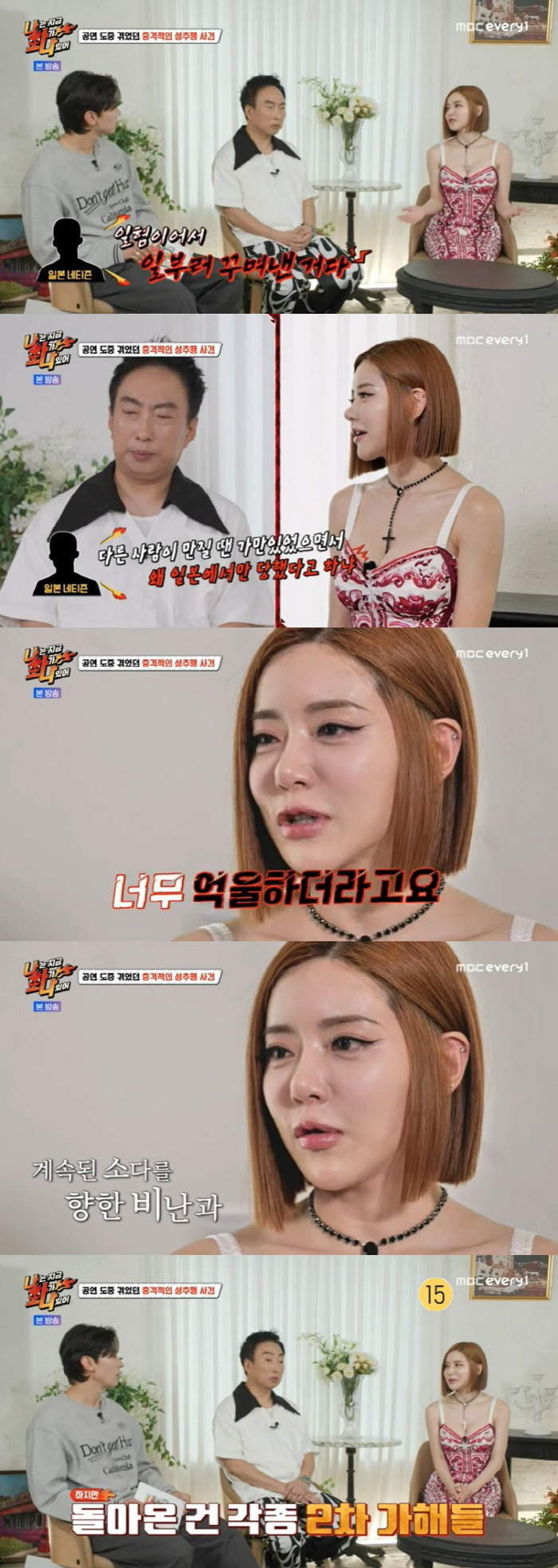 '日 성추행 피해' DJ소다 "위안부 티셔츠 입었다고 2차 가해, 억울해…