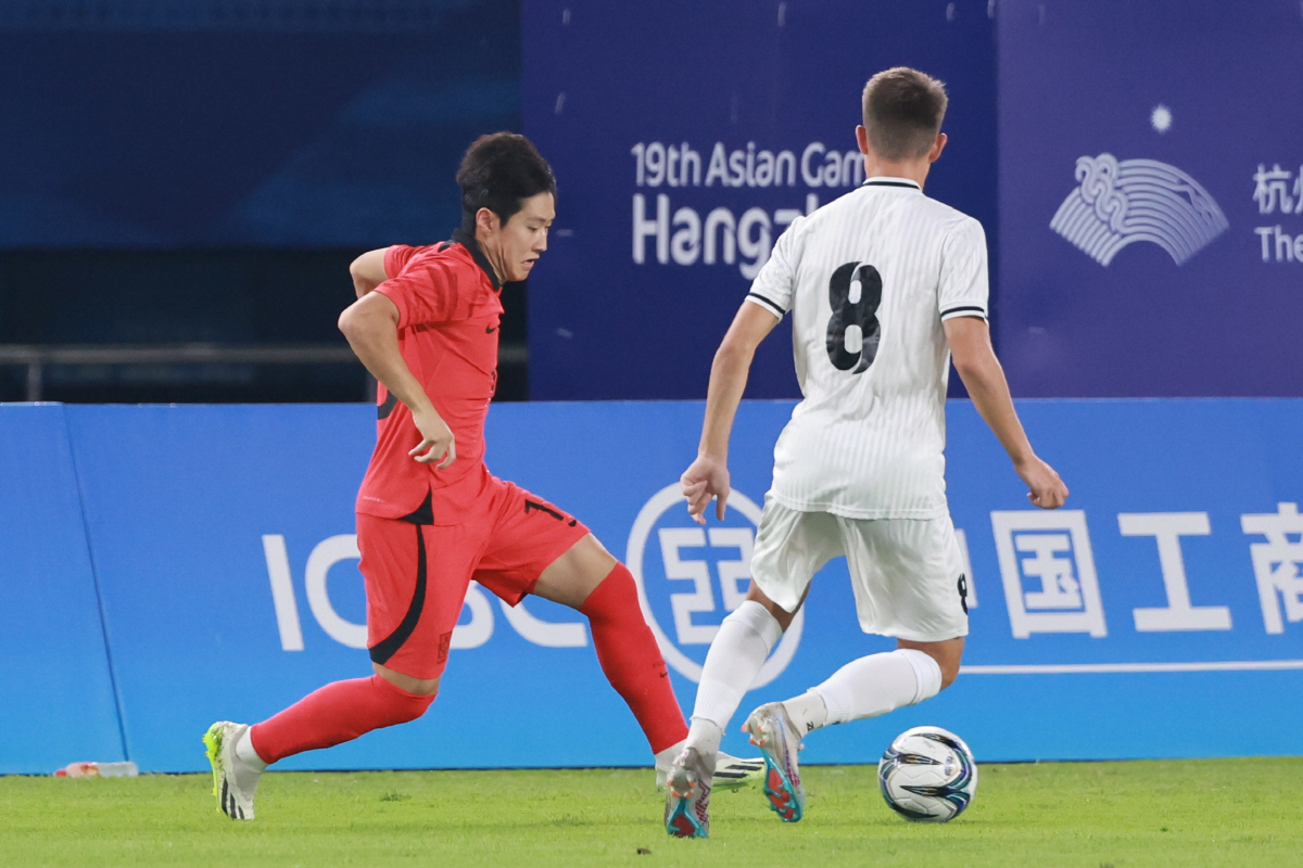 [진화 현장리뷰]'골골골골골X이강인 60분' 韓,키르기스스탄 5대1 대파…