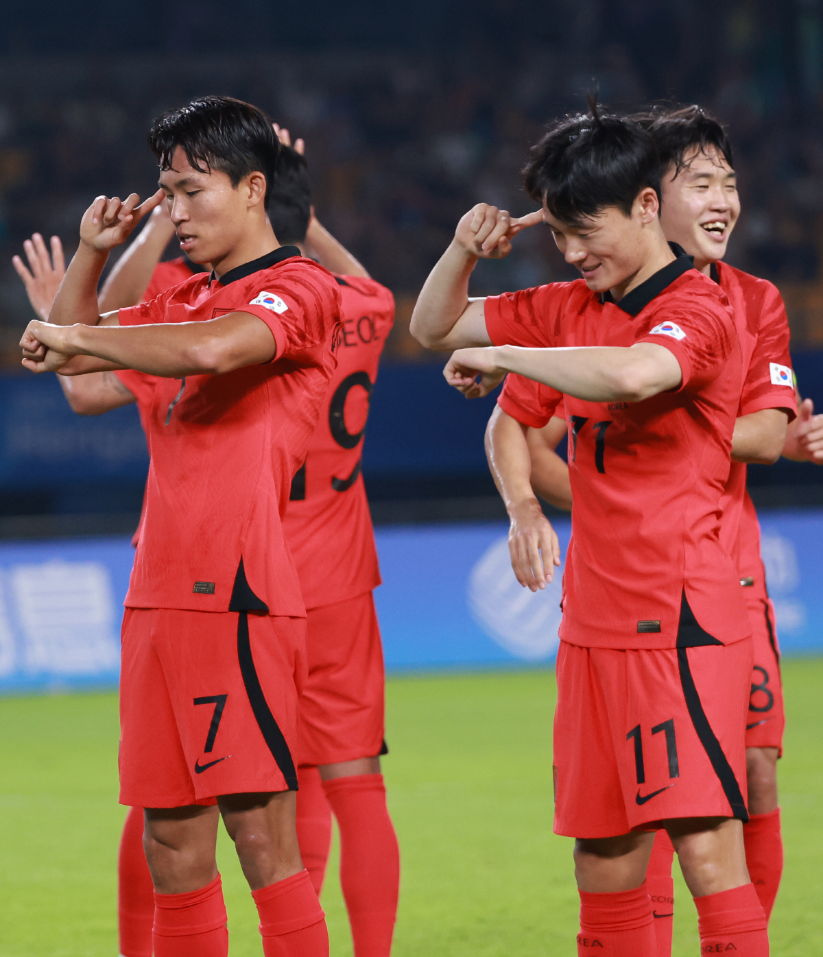 [진화 현장리뷰]'골골골골골X이강인 60분' 韓,키르기스스탄 5대1 대파…