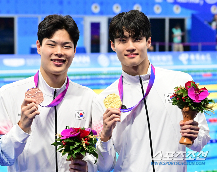 [항저우ON]'끝나지 않았다' 한국 수영 폭풍 발전, '종료 D-1' 이…